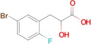 3-(5-Bromo-2-fluorophenyl)-2-hydroxypropanoic acid