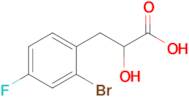 3-(2-Bromo-4-fluorophenyl)-2-hydroxypropanoic acid