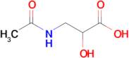 3-Acetamido-2-hydroxypropanoic acid