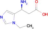 (s)-3-Amino-3-(1-ethyl-1h-imidazol-5-yl)propanoic acid