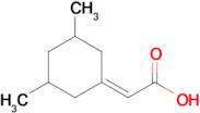 2-(3,5-Dimethylcyclohexylidene)acetic acid