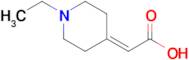 2-(1-Ethylpiperidin-4-ylidene)acetic acid