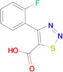 4-(2-Fluorophenyl)-1,2,3-thiadiazole-5-carboxylic acid