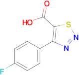 4-(4-Fluorophenyl)-1,2,3-thiadiazole-5-carboxylic acid