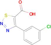 4-(3-Chlorophenyl)-1,2,3-thiadiazole-5-carboxylic acid