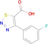 4-(3-Fluorophenyl)-1,2,3-thiadiazole-5-carboxylic acid