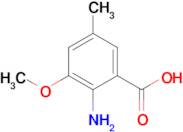 2-Amino-3-methoxy-5-methylbenzoic acid