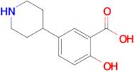 2-Hydroxy-5-(piperidin-4-yl)benzoic acid