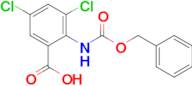 2-(((Benzyloxy)carbonyl)amino)-3,5-dichlorobenzoic acid