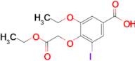 3-Ethoxy-4-(2-ethoxy-2-oxoethoxy)-5-iodobenzoic acid