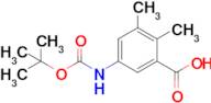 5-((Tert-butoxycarbonyl)amino)-2,3-dimethylbenzoic acid