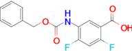 5-(((Benzyloxy)carbonyl)amino)-2,4-difluorobenzoic acid