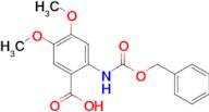 2-(((Benzyloxy)carbonyl)amino)-4,5-dimethoxybenzoic acid