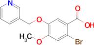 2-Bromo-4-methoxy-5-(pyridin-3-ylmethoxy)benzoic acid