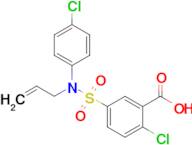 5-(n-Allyl-n-(4-chlorophenyl)sulfamoyl)-2-chlorobenzoic acid