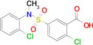 2-Chloro-5-(n-(2-chlorophenyl)-n-methylsulfamoyl)benzoic acid