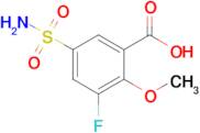 3-Fluoro-2-methoxy-5-sulfamoylbenzoic acid