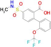 4-(n-Methylsulfamoyl)-2'-(trifluoromethoxy)-[1,1'-biphenyl]-2-carboxylic acid