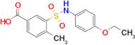 3-(n-(4-Ethoxyphenyl)sulfamoyl)-4-methylbenzoic acid