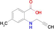 4-Methyl-2-(prop-2-yn-1-ylamino)benzoic acid