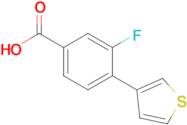 3-Fluoro-4-(thiophen-3-yl)benzoic acid