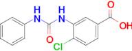 4-Chloro-3-(3-phenylureido)benzoic acid