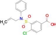 3-(n-Allyl-n-phenylsulfamoyl)-4-chlorobenzoic acid