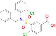 3-(n-Benzyl-n-(2-chlorophenyl)sulfamoyl)-4-chlorobenzoic acid