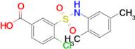 4-Chloro-3-(n-(2,5-dimethylphenyl)sulfamoyl)benzoic acid