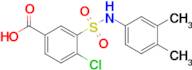 4-Chloro-3-(n-(3,4-dimethylphenyl)sulfamoyl)benzoic acid