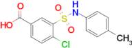 4-Chloro-3-(n-(p-tolyl)sulfamoyl)benzoic acid