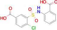 3-(n-(2-Carboxyphenyl)sulfamoyl)-4-chlorobenzoic acid