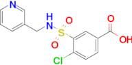 4-Chloro-3-(n-(pyridin-3-ylmethyl)sulfamoyl)benzoic acid