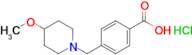 4-((4-Methoxypiperidin-1-yl)methyl)benzoic acid hydrochloride