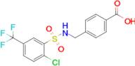 4-(((2-Chloro-5-(trifluoromethyl)phenyl)sulfonamido)methyl)benzoic acid