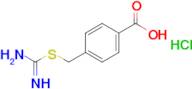 4-((Carbamimidoylthio)methyl)benzoic acid hydrochloride