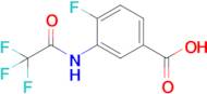 4-Fluoro-3-(2,2,2-trifluoroacetamido)benzoic acid