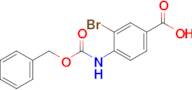 4-(((Benzyloxy)carbonyl)amino)-3-bromobenzoic acid