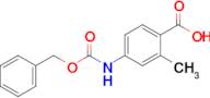 4-(((Benzyloxy)carbonyl)amino)-2-methylbenzoic acid