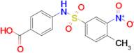 4-((4-Methyl-3-nitrophenyl)sulfonamido)benzoic acid