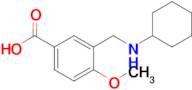 3-((Cyclohexylamino)methyl)-4-methoxybenzoic acid