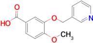 4-Methoxy-3-(pyridin-3-ylmethoxy)benzoic acid