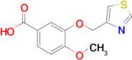 4-Methoxy-3-(thiazol-4-ylmethoxy)benzoic acid