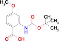 2-((Tert-butoxycarbonyl)amino)-4-methoxybenzoic acid