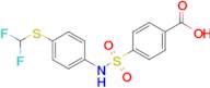 4-(n-(4-((Difluoromethyl)thio)phenyl)sulfamoyl)benzoic acid