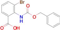 2-(((Benzyloxy)carbonyl)amino)-3-bromobenzoic acid