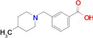 3-((4-Methylpiperidin-1-yl)methyl)benzoic acid