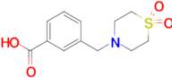 3-((1,1-Dioxidothiomorpholino)methyl)benzoic acid