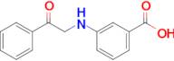 3-((2-Oxo-2-phenylethyl)amino)benzoic acid