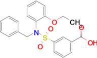 3-(n-Benzyl-n-(2-ethoxyphenyl)sulfamoyl)benzoic acid